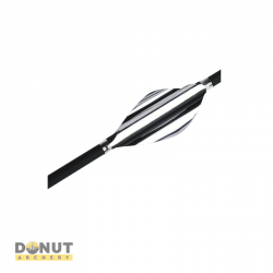 Plumes de flèche Spider Vane 1.8 - Argent / Gaucher
