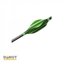 Plumes de flèche Spider Vane 1.8 - Vert / Gaucher