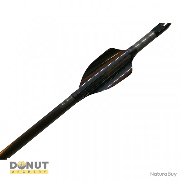 Plumes de flche Xs Wings 40mm - Noir / Droitier
