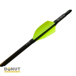 Plumes Xs Wings 40mm - Vert Fluo / Droitier