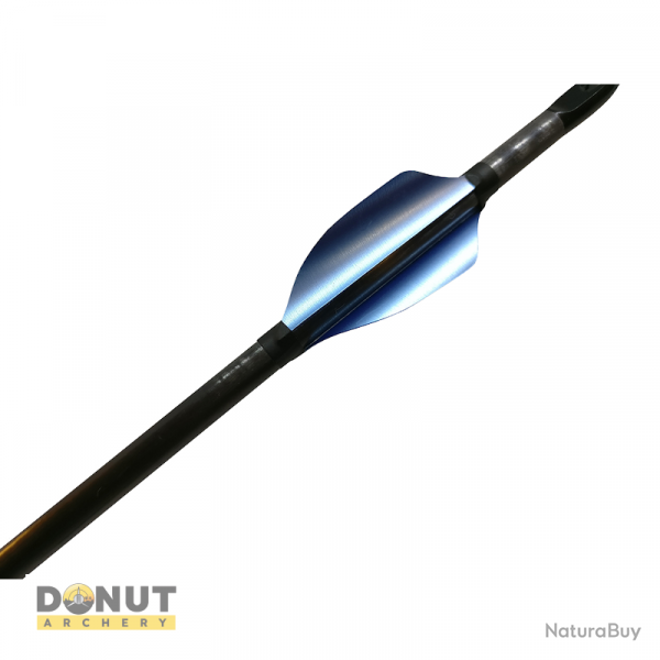 Plumes de flche Xs Wings 40mm - Bleu Ciel Metallique / Droitier