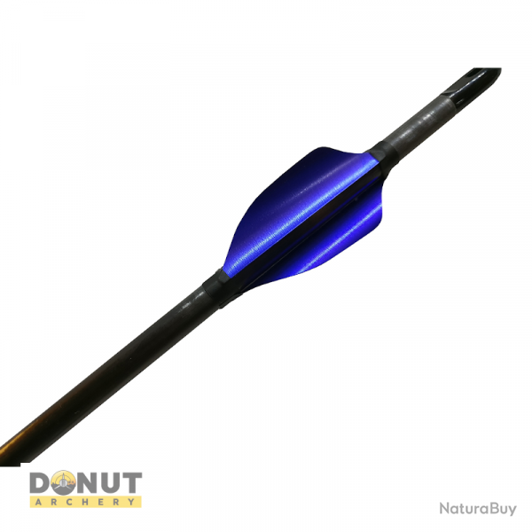 Plumes de flche Xs Wings 40mm - Bleu Metallique / Gaucher