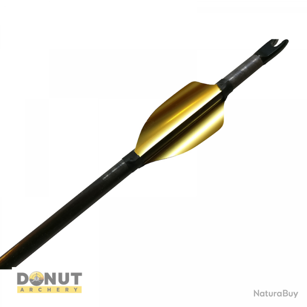 Plumes de flche Xs Wings 40mm - Or / Droitier