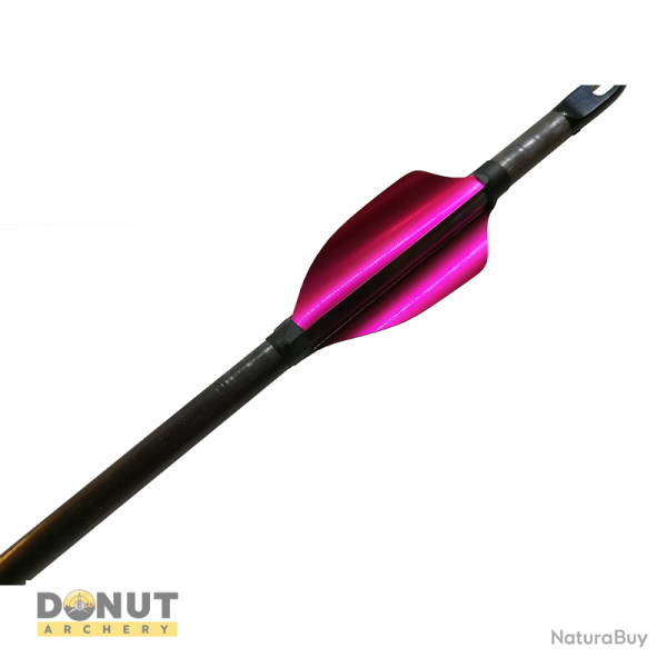 Plumes de flche Xs Wings 40mm - Rose Metallique / Gaucher