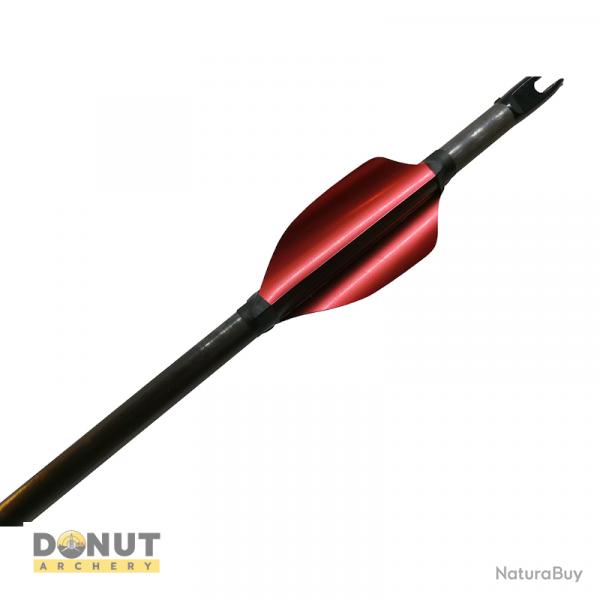 Plumes de flche Xs Wings 40mm - Rouge Metallique / Droitier