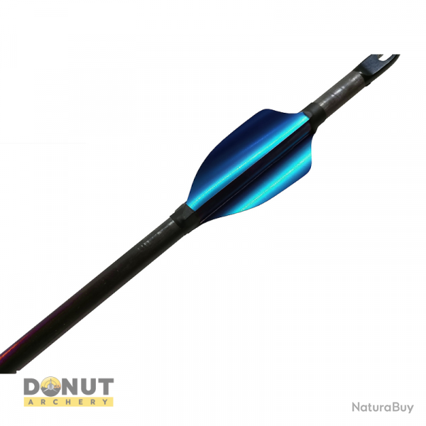 Plumes de flche Xs Wings 40mm - Turquoise Metallique / Droitier