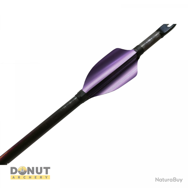 Plumes de flche Xs Wings 40mm - Violet Metallique / Gaucher