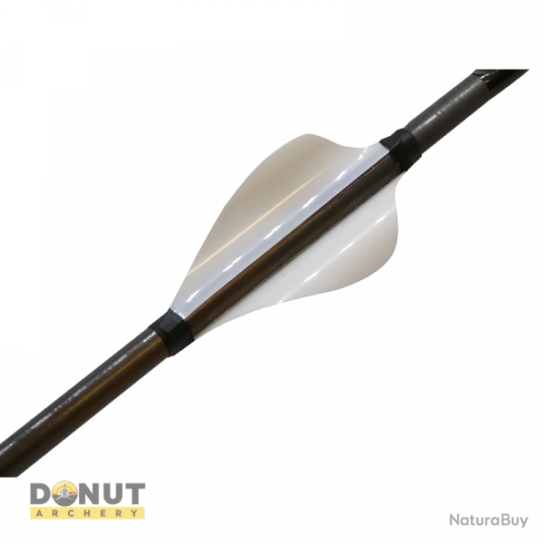 Plumes de flche Xs Wings 50mm High - Blanc / Gaucher