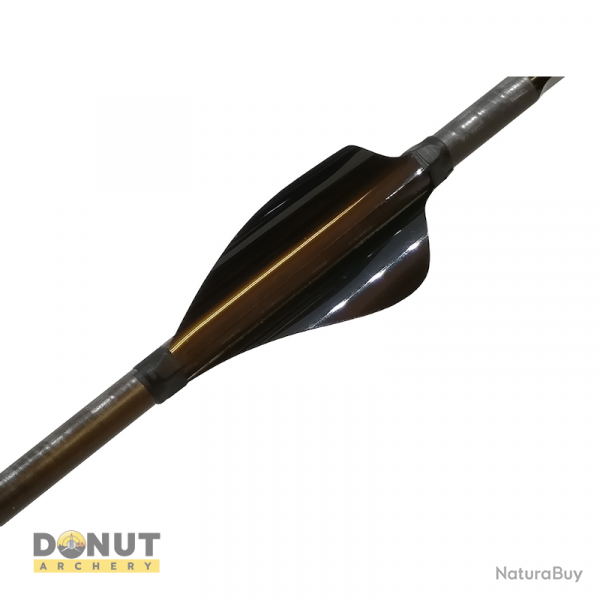 Plumes de flche Xs Wings 50mm High - Noir / Droitier