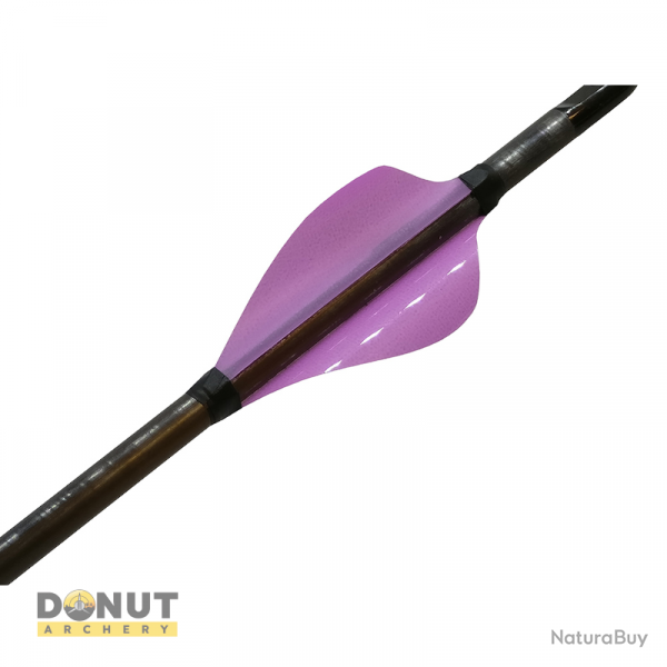 Plumes de flche Xs Wings 50mm High - Violet Fluo / Droitier