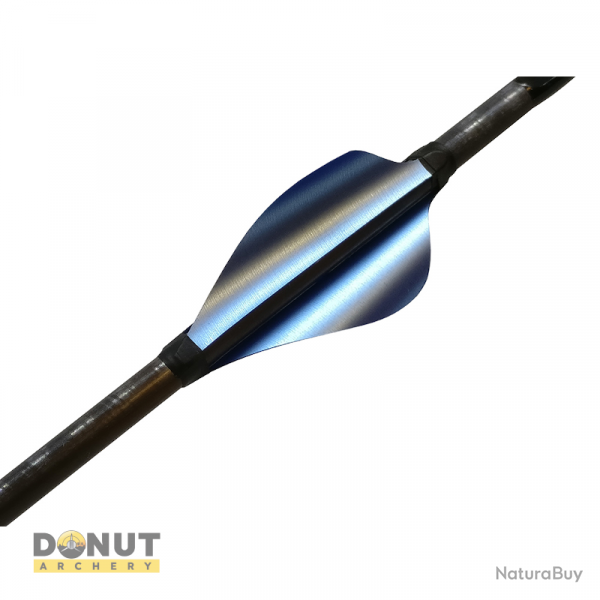 Plumes de flche Xs Wings 50mm High - Bleu Ciel Metallique / Gaucher
