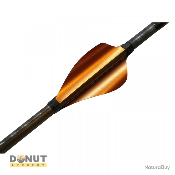 Plumes de flche Xs Wings 50mm High - Bronze Metallique / Droitier