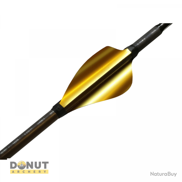 Plumes de flche Xs Wings 50mm High - Or Metallique / Gaucher