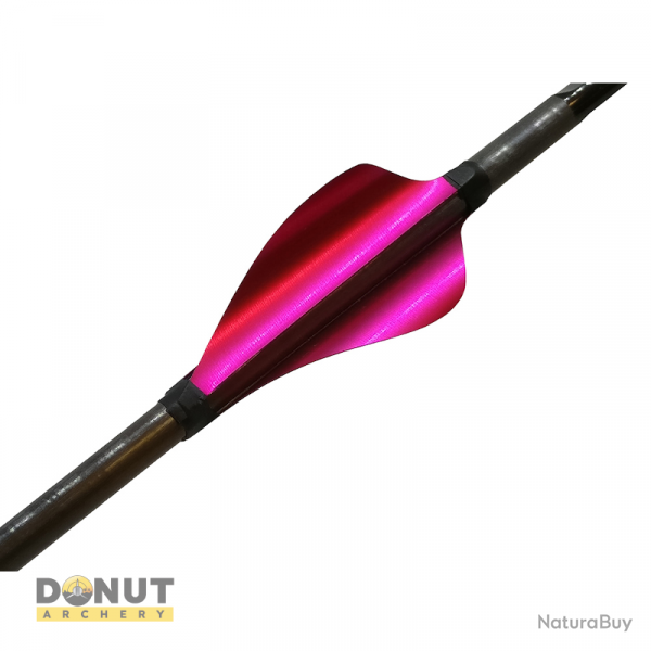 Plumes de flche Xs Wings 50mm High - Rose Metallique / Gaucher