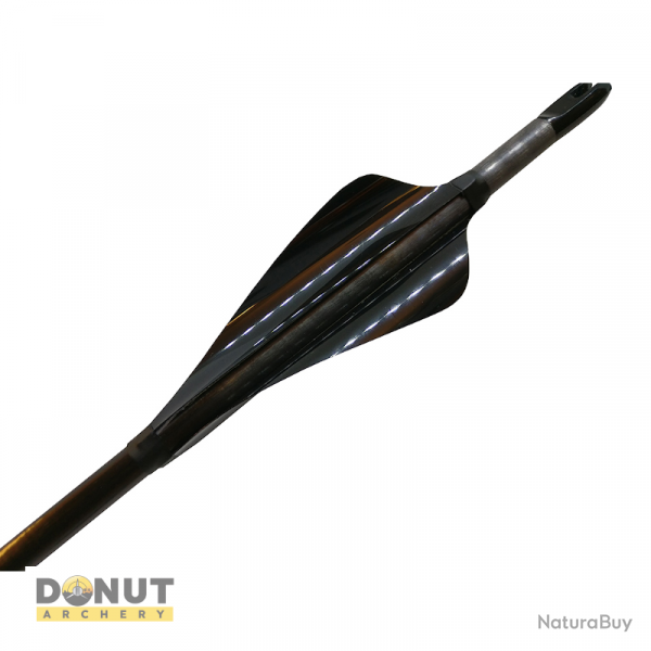 Plumes de flche Xs Wings 60mm High - Noir / Gaucher