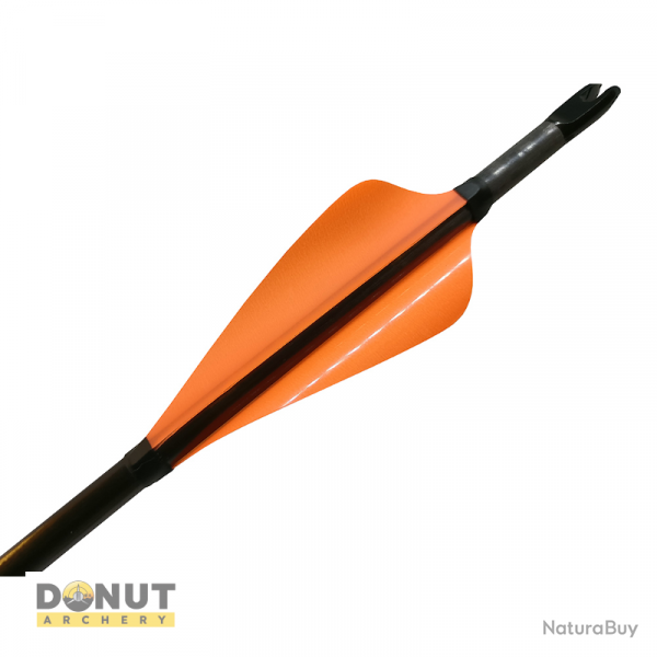 Plumes de flche Xs Wings 60mm High - Orange Fluo / Gaucher