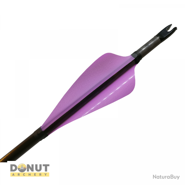 Plumes de flche Xs Wings 60mm High - Violet Fluo / Droitier