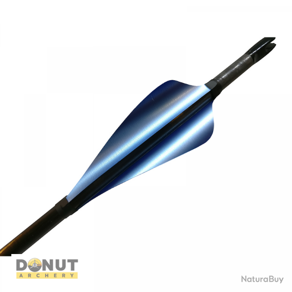 Plumes de flche Xs Wings 60mm High - Bleu Ciel Metallique / Droitier