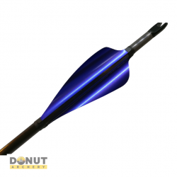 Plumes Xs Wings 60mm High - Bleu Metallique / Droitier