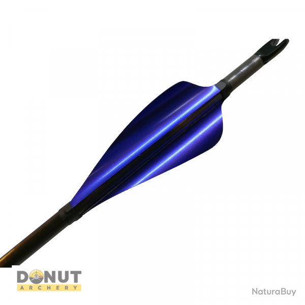 Plumes de flche Xs Wings 60mm High - Bleu Metallique / Gaucher
