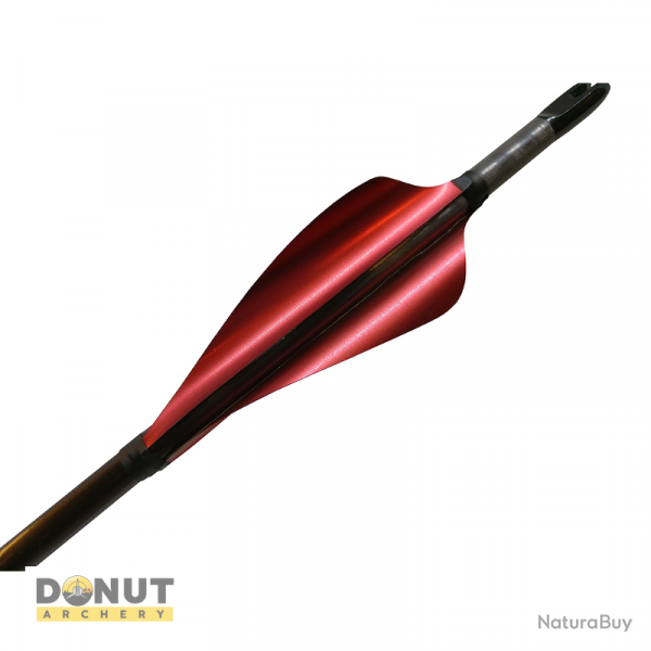 Plumes de flche Xs Wings 60mm High - Rouge Metallique / Droitier