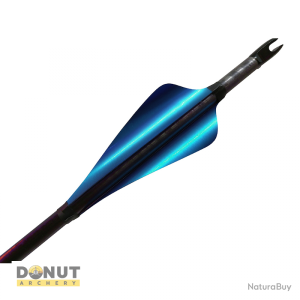 Plumes de flche Xs Wings 60mm High - Turquoise Metallique / Droitier