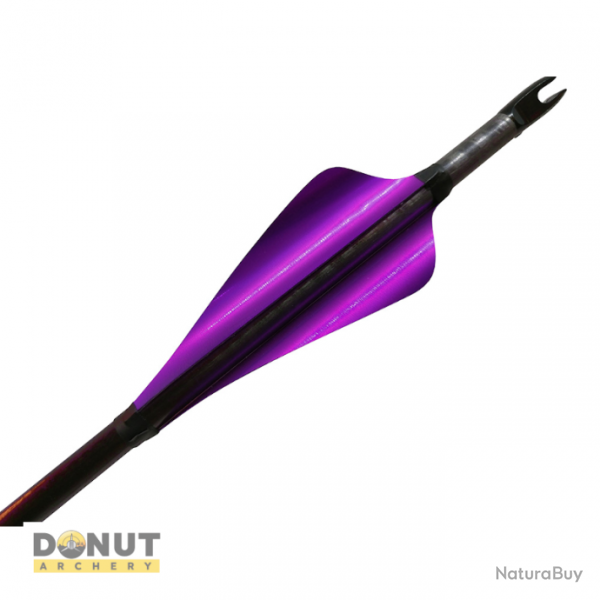 Plumes Xs Wings 60mm High - Violet Fonce Metallique / Droitier