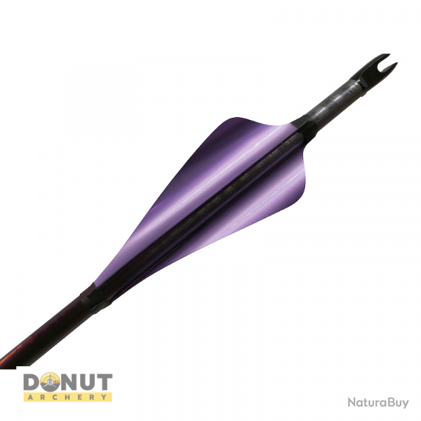 Plumes de flche Xs Wings 60mm High - Violet Metallique / Droitier