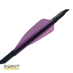 Plumes Xs Wings 70mm - Violet Fluo / Droitier