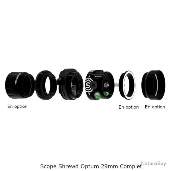 Scope Shrewd Optum 29mm Complet - Gaucher / 0.29 / x8