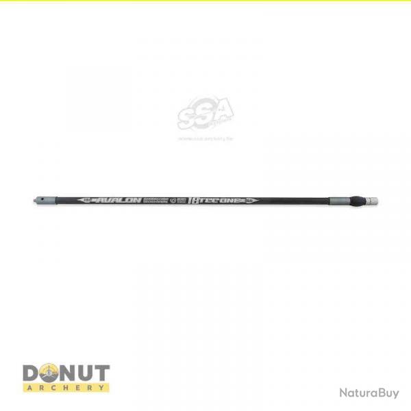 Stabilisateur Central Arc Avalon Tec One 18mm Xtra-Stiff' Hi-Modulus - 26 Pouces / Argent