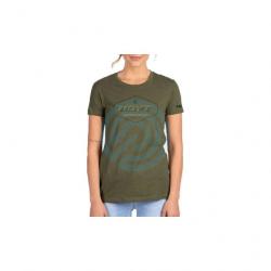 T Shirt Hoyt Ladies Sage Crest - M