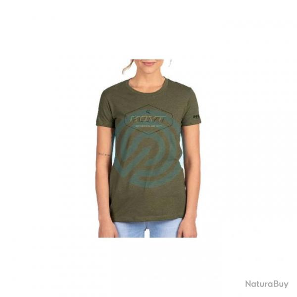 T Shirt Hoyt Ladies Sage Crest - XL