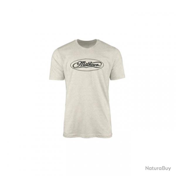 T Shirt Mathews Classic Logo Beige