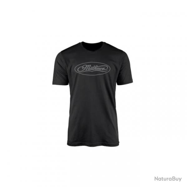 T Shirt Mathews Classic Logo Noir