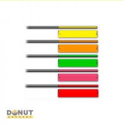 Wraps Socx Fluo Wave 8.0mm - Jaune Fluo