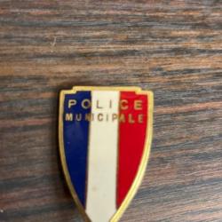 Insigne casquette police municipale