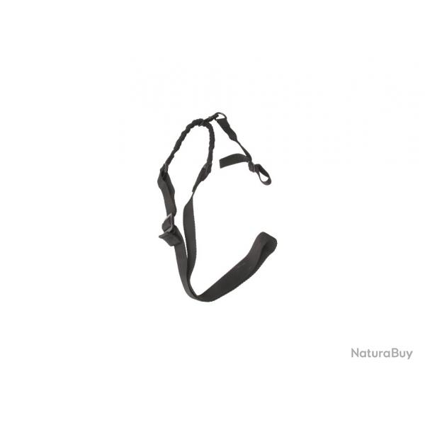 Airsoft - Sangle bungee 1 point noir | Strike systems (0231 0006)