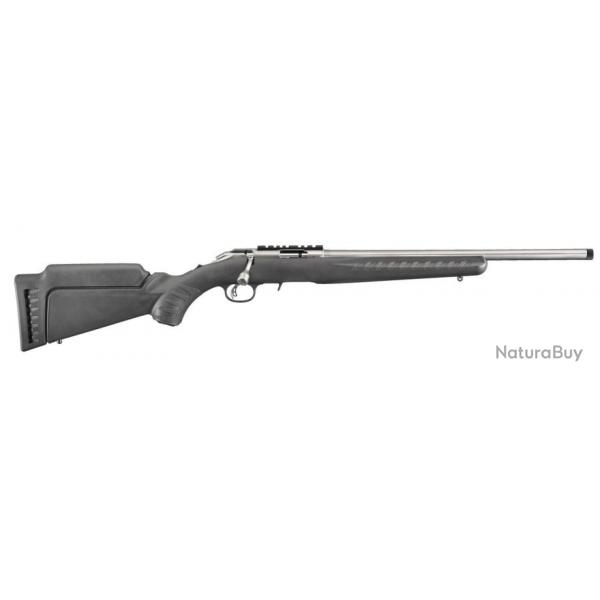 Carabine Ruger American Rimfire INOX - Cal. 22 LR - Filetage 1/2x28