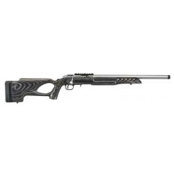 Carabine Ruger American Rimfire Target INOX - Cal. 22 LR - Filetage 1/2x28 - Crosse trou de pouce