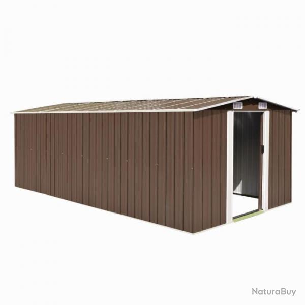 Abri de jardin cabane cabanon maison de stockage remise extrieur hangar outils robuste 257 x 489 x