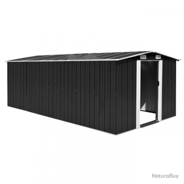 Abri de jardin cabane cabanon maison de stockage remise extrieur hangar outils robuste 257 x 489 x