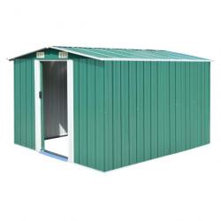 Abri de jardin cabane cabanon maison de stockage remise extérieur hangar outils robuste 257 x 298 x