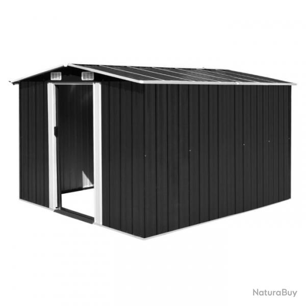 Abri de jardin cabane cabanon maison de stockage remise extrieur hangar outils robuste 257 x 298 x