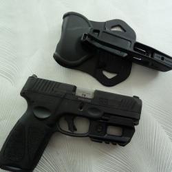 etui / holster ceinture tactique glock - taurus