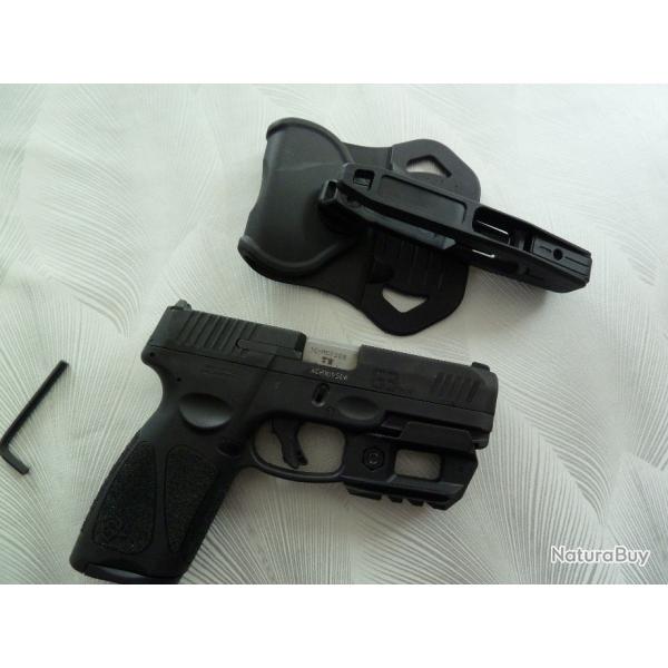 etui / holster ceinture tactique glock - taurus