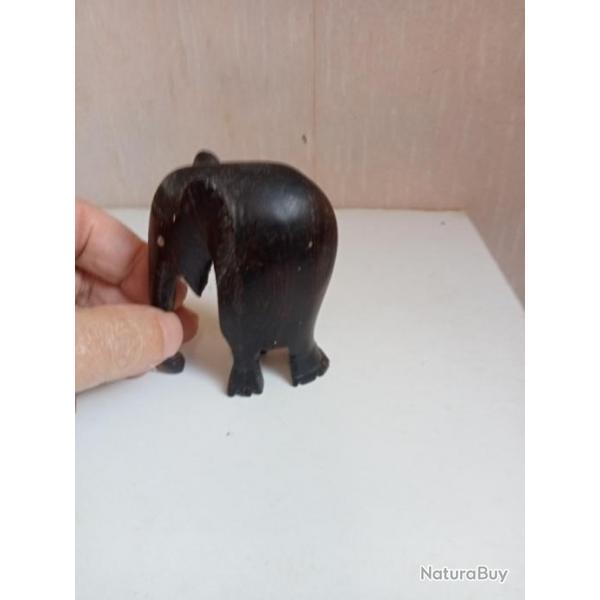 lot de 5 lphants en ebene art africain