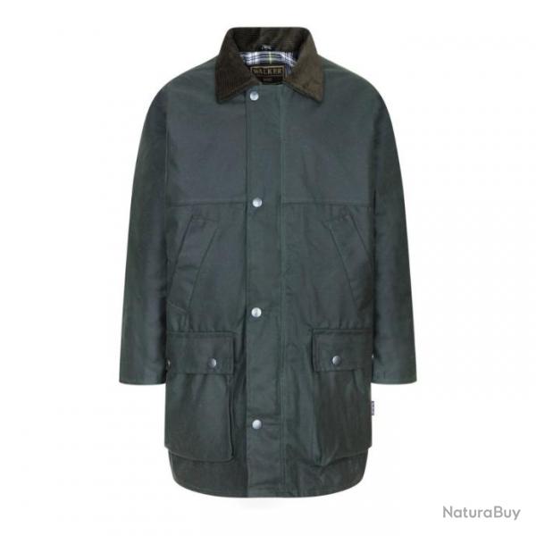 Manteau enfant huil - Vert fort 5/6 ans