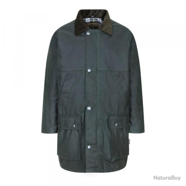 Manteau Enfant Huil Vert Fort - Impermable & Doubl 5/6 ans