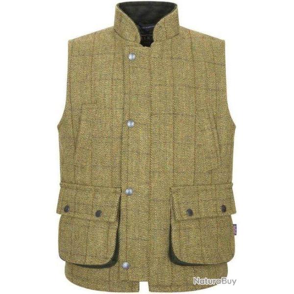 Gilet enfant en tweed 7/8 ans